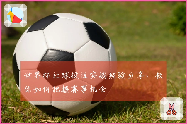 世界杯让球投注实战经验分享，教你如何把握赛事机会